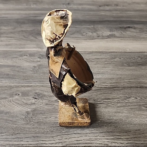 Vintage Mexican Folk Art Paper Mache Figure Handmade Authentic Hardworking Man - Picture 4 of 4